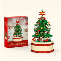 Christmas Tree Building Blocks Music Box