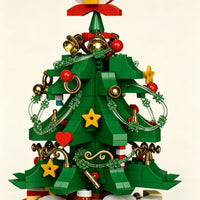 Christmas Tree Building Blocks Music Box