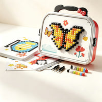 Mushroom Nail Pegboard Puzzle Set