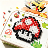 Mushroom Nail Pegboard Puzzle Set